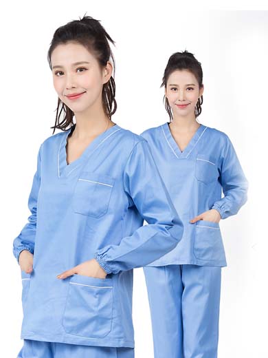 手術(shù)衣服女純棉夏季韓版洗手衣短袖薄款分體醫(yī)生服南丁格
