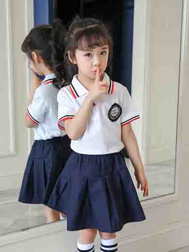 中大男女童校服夏季休閑小學(xué)生英倫風(fēng)學(xué)院演出合唱班服